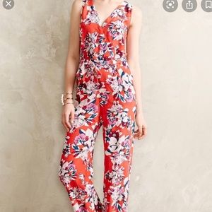 Yumi Kim for Anthropologie Floral Jumpsuit